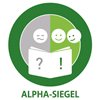 Alpha-Siegel: Einfache Sprache Zertifikat